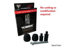 Load image into Gallery viewer, Vortex Racing 05-12 Ducati Hypermotard V3 2.0 Frame Slider Kit- No Cut - Main Product View