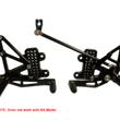 Load image into Gallery viewer, Vortex Racing 07-23 Honda CBR600 RR Adjustable Rearsets- Black