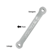 Load image into Gallery viewer, Vortex Racing 08-13 Kawasaki EX250 Ninja,13-17 EX300 Ninja Lowering Link Kit- Silver - Main Product View