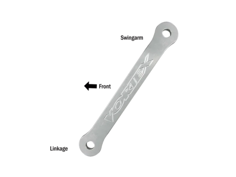 Vortex Racing 08-13 Kawasaki EX250 Ninja,13-17 EX300 Ninja Lowering Link Kit- Silver - Main Product View