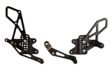 Load image into Gallery viewer, Vortex Racing 6-10 Suzuki GSX-R600, GSX-R750 Rear Set- Black