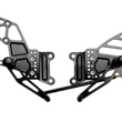 Load image into Gallery viewer, Vortex Racing Adjustable Rearsets- Black fits 2007-2008 Kawasaki ZX600 NINJA ZX-6R / 2005-2006 Kawasaki ZX600 NINJA ZX-6RR