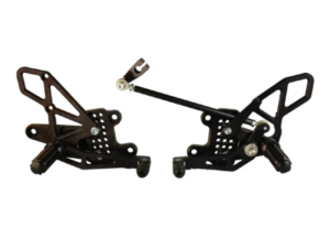 Vortex Racing Adjustable Rearsets- Black fits 2008-2016 Honda CBR1000 RR
