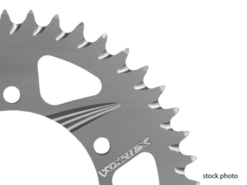 Vortex Racing Aluminum Rear Sprocket 428 48 Tooth- Silver