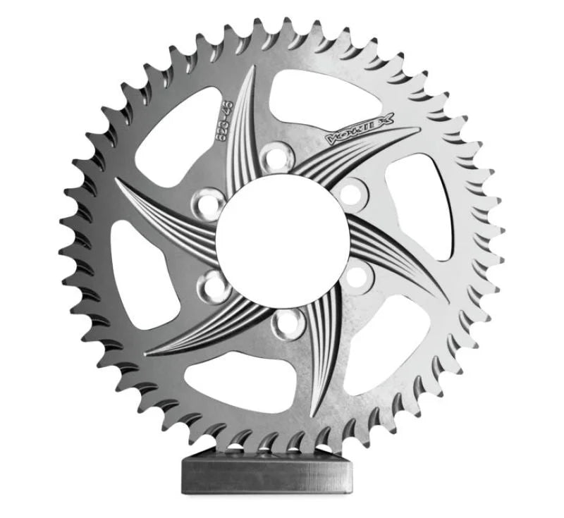 Vortex Racing Aluminum Rear Sprocket 530 44 Tooth- Silver - Side View