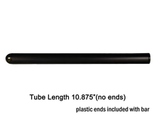 Load image into Gallery viewer, Vortex Racing Clip-On Standard Bar 10.875 Length- Black - Main Product View