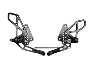 Vortex Racing Rear Set- Black fits 1999-2018 Suzuki GSX1300R Hayabusa - Main Product View