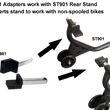 Load image into Gallery viewer, Vortex Racing Rear Stand Conversion for No Spools - Main Product View