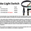 Load image into Gallery viewer, Vortex Racing Rearsets Replacement Brake Light Press Switch M10 x 1.00 - Main Product View