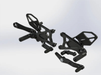 Vortex Racing Rearsets Replacement Rear Set - Black – CI Motorsports