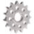 Load image into Gallery viewer, Vortex Racing Steel Front Sprocket 520 16 Tooth- Silver - Side View