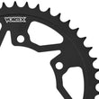 Load image into Gallery viewer, Vortex Racing Steel Front Sprocket 525 17 Tooth- Silver - Side View