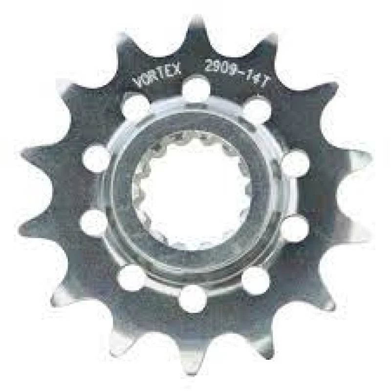 Vortex Racing Steel Front Sprocket 530 17 Tooth- Silver - Side View