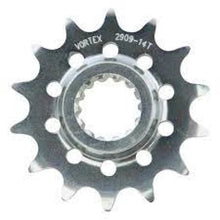 Load image into Gallery viewer, Vortex Racing Steel Front Sprocket 530 17 Tooth- Silver - Side View