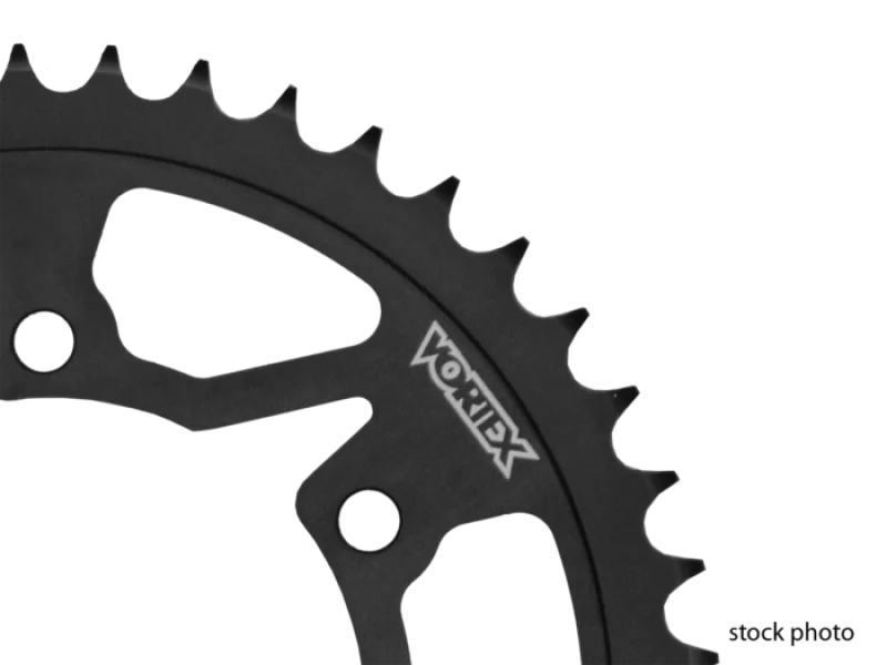 Vortex Racing Steel Rear Sprocket 520 43 Tooth- Black - Main Product View