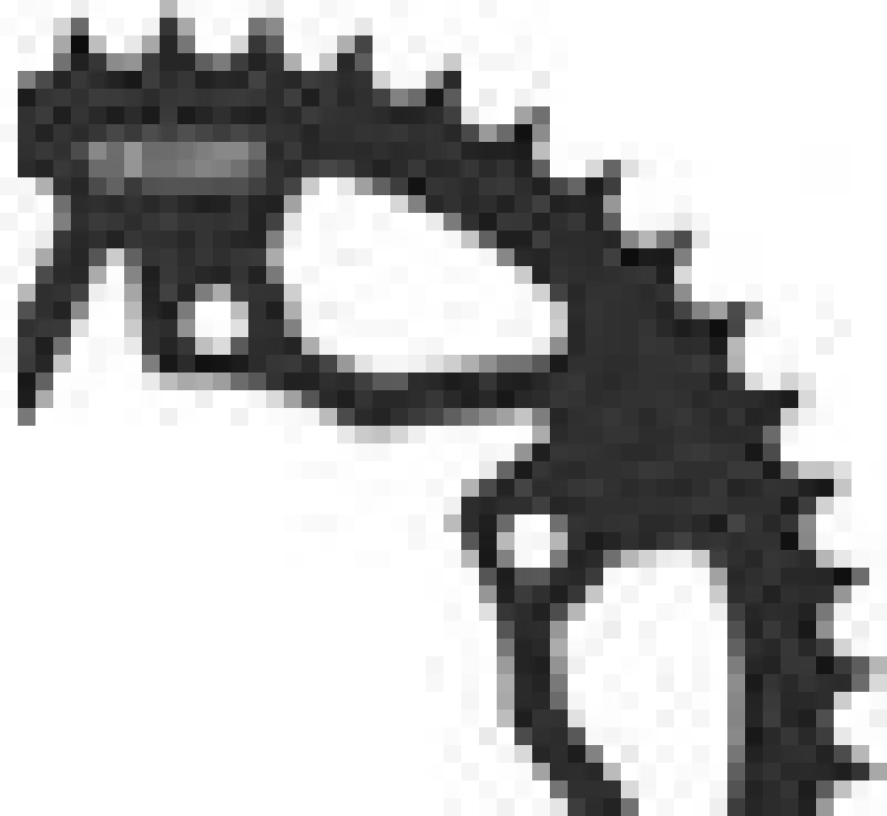 Vortex Racing Steel Rear Sprocket 520 43 Tooth- Black - Side View