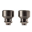 Load image into Gallery viewer, Vortex Racing Swingarm Slider Spools with Spacer 8mm- Black - Side View