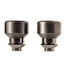 Load image into Gallery viewer, Vortex Racing Swingarm Slider Spools with Spacer 8mm- Black - Side View