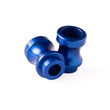Load image into Gallery viewer, Vortex Racing Swingarm Spools 10mm- Blue - Side View