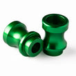 Load image into Gallery viewer, Vortex Racing Swingarm Spools 10mm- Green - Side View