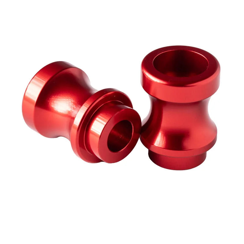 Vortex Racing Swingarm Spools 10mm- Red - Side View