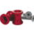 Load image into Gallery viewer, Vortex Racing Swingarm Spools 8mm- Red - Detail View