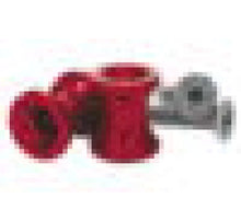 Load image into Gallery viewer, Vortex Racing Swingarm Spools 8mm- Red - Detail View
