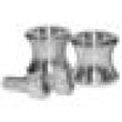 Load image into Gallery viewer, Vortex Racing Swingarm Spools 8mm- Silver - Side View