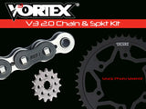 Vortex Racing V3 2.0 Chain and Sprocket Kit 3271-15,435K-48,520SX3-116- Black