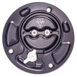 Load image into Gallery viewer, Vortex Racing  V3 Fuel Cap Suzuki- Black - Side View