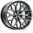 Load image into Gallery viewer, Vossen HF-2 24x10 / 5x130 / ET15 / Deep Face / 84.1 - Brushed Gloss Black Wheel