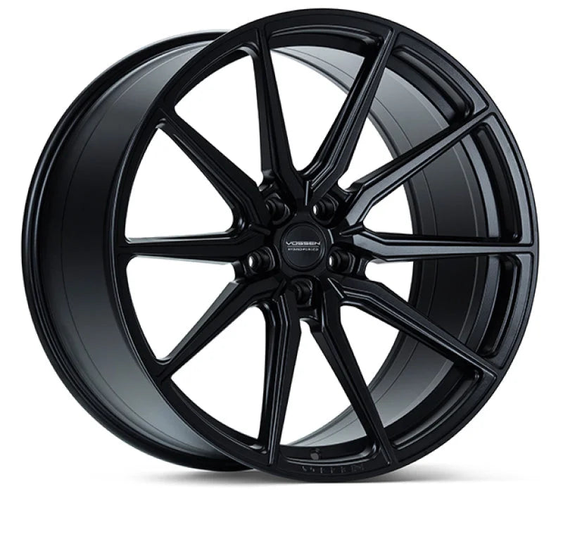 Vossen HF-3 24x10 / 5x130 / ET15 / Deep Face / 84.1 - Satin Black Wheel