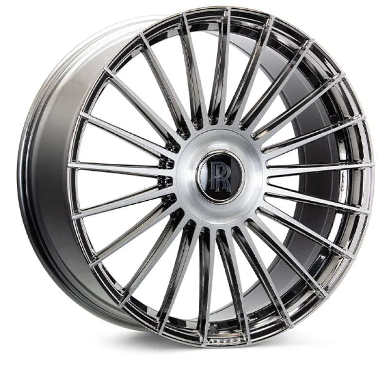 Vossen HF-8 24x9 / 5x120 BP / ET9 / 72.56 CB / Deep - EMC Polished / Brushed Wheel