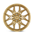 Load image into Gallery viewer, Vossen HF6-4 20x9.5 / 6x135 / ET15 / 87.1 - Satin Gold Wheel - Side View