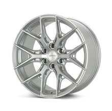 Load image into Gallery viewer, Vossen HF6-4 20x9.5 / 6x135 / ET15 / 87.1 - Silver Metallic Wheel - Back View