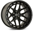 Load image into Gallery viewer, Vossen HFX-1 22x12 / 6x139.7 BP / ET-44 / 106.1 CB / Ultra Deep - Satin Black Wheel