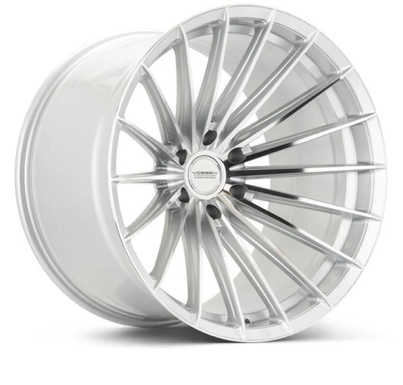 Vossen HFX-4 18x9 - 6x135 - ET0 - Super Deep - 87.1 - Silver Polished Wheel