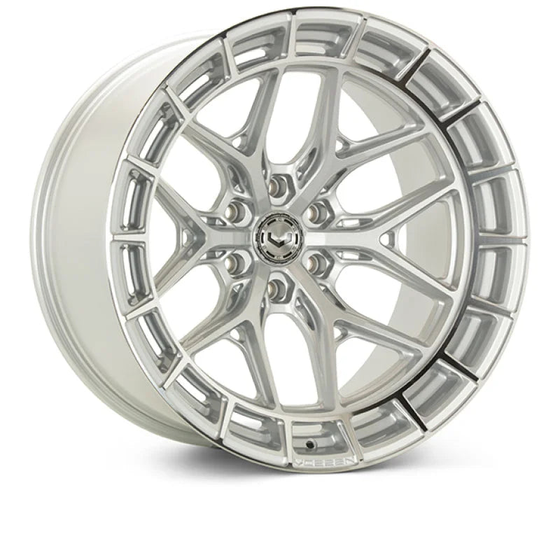 Vossen HFX-6 22x12 - 6x135 - ET-44 - Ultra Deep - 87.1 - Silver Polished Wheel