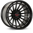 Load image into Gallery viewer, Vossen LCX-01 24x14 - 6x135 - ET44 - Mega Deep - 87.1 - Gloss Black Wheel