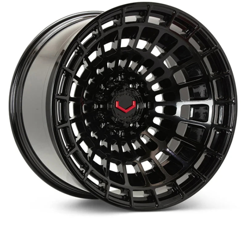 Vossen LCX-04 22x12 - 8x180 - ET44 - Ultra Deep - 124.3 - Gloss Black Wheel