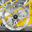 Load image into Gallery viewer, Vossen X Champion RS74 20X9.5 / ET38 / Brushed Gloss Clear Wheel / Centerlock / Front fits Porsche 911 Turbo 992