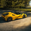 Load image into Gallery viewer, Vossen x Novitec NF10 21x9.5 ET:28 Gloss Black Ferrari SF90 Front Wheel - Side View
