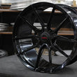 Load image into Gallery viewer, Vossen x Novitec NF10 21x9.5 ET:28 Gloss Black Ferrari SF90 Front Wheel - Back View