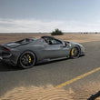 Load image into Gallery viewer, Vossen x Novitec NF10 21x9.5 ET:38 Gloss Black Ferrari 296 Front Wheel - Installation View