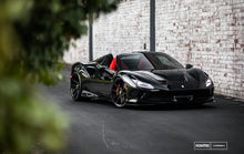 Load image into Gallery viewer, Vossen x Novitec NF10 22x12 ET:33 Gloss Black Ferrari 488 / F8 Rear Wheel - Side View