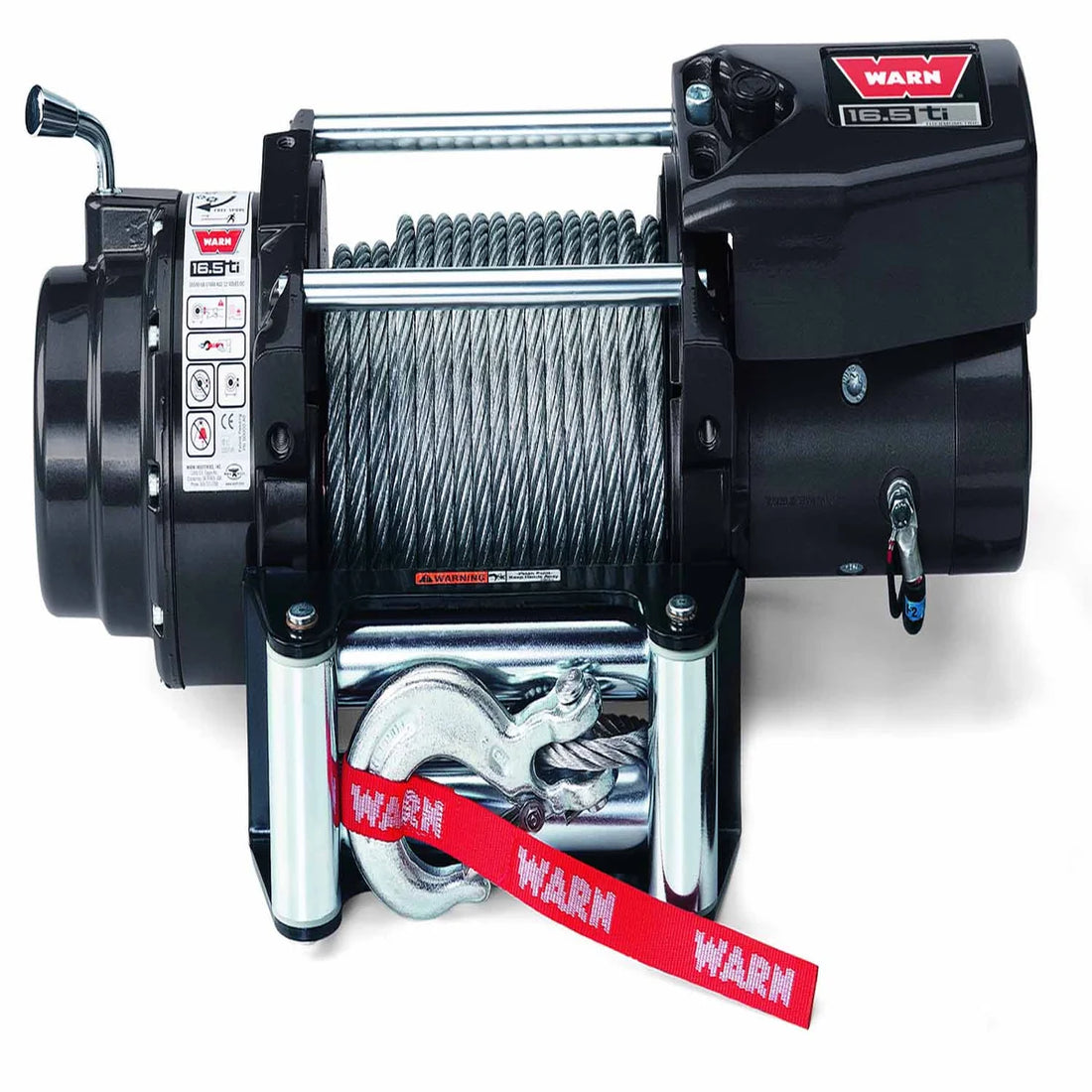 WARN WINCH, 16.5TI, 12V,90' 68801 fits 2007, 2008 Chevrolet Avalanche LS, Avalanche LT, Avalanche LTZ / 2005, 2006 Chevrol...