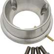Load image into Gallery viewer, WSM Performance Parts Carburetor Adapter with Oil Injection - Silver - 38 mm 006-660-01 - Main Product View