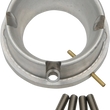 Load image into Gallery viewer, WSM Performance Parts Carburetor Adapter with Oil Injection - Silver - 38 mm 006-660-01 - Side View