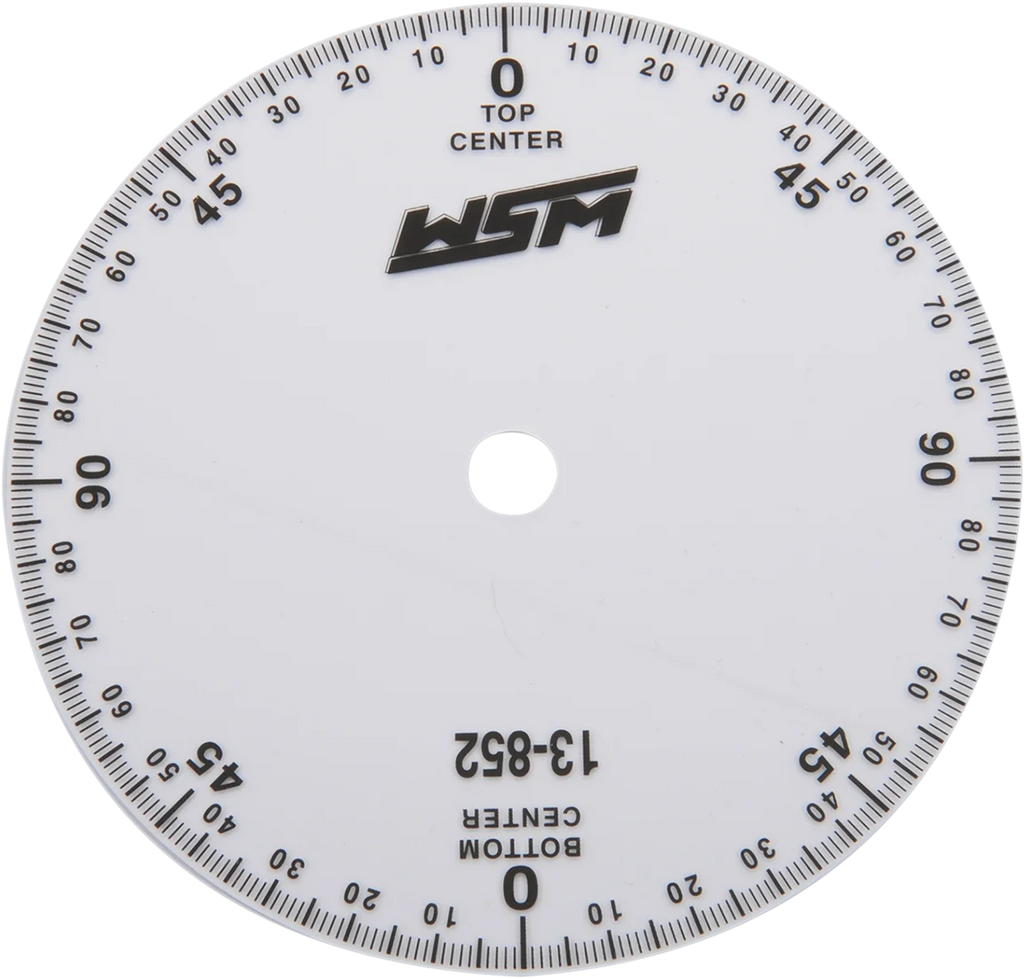 WSM Performance Parts Degree Wheel 13-852 - Main Product View
