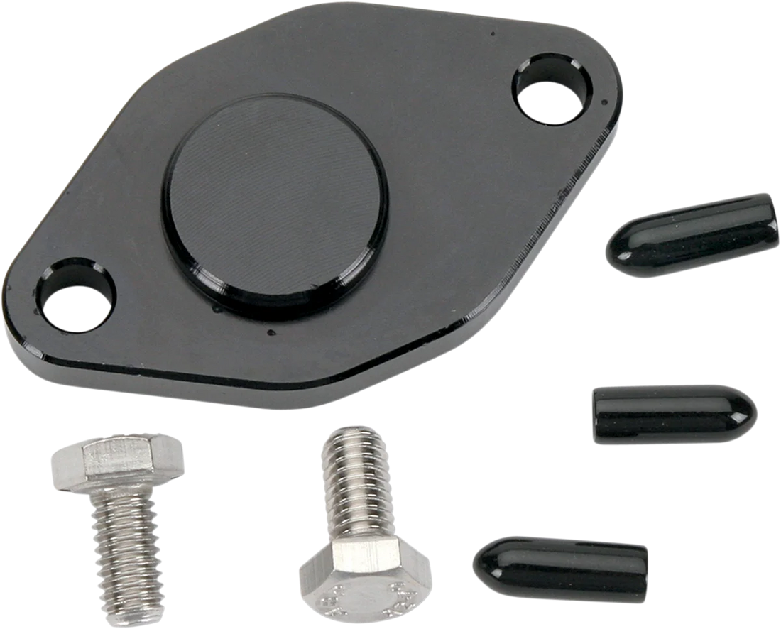 WSM Performance Parts Oil Injection Block Off Plate - Kawasaki/Yamaha 011-206 - Side View